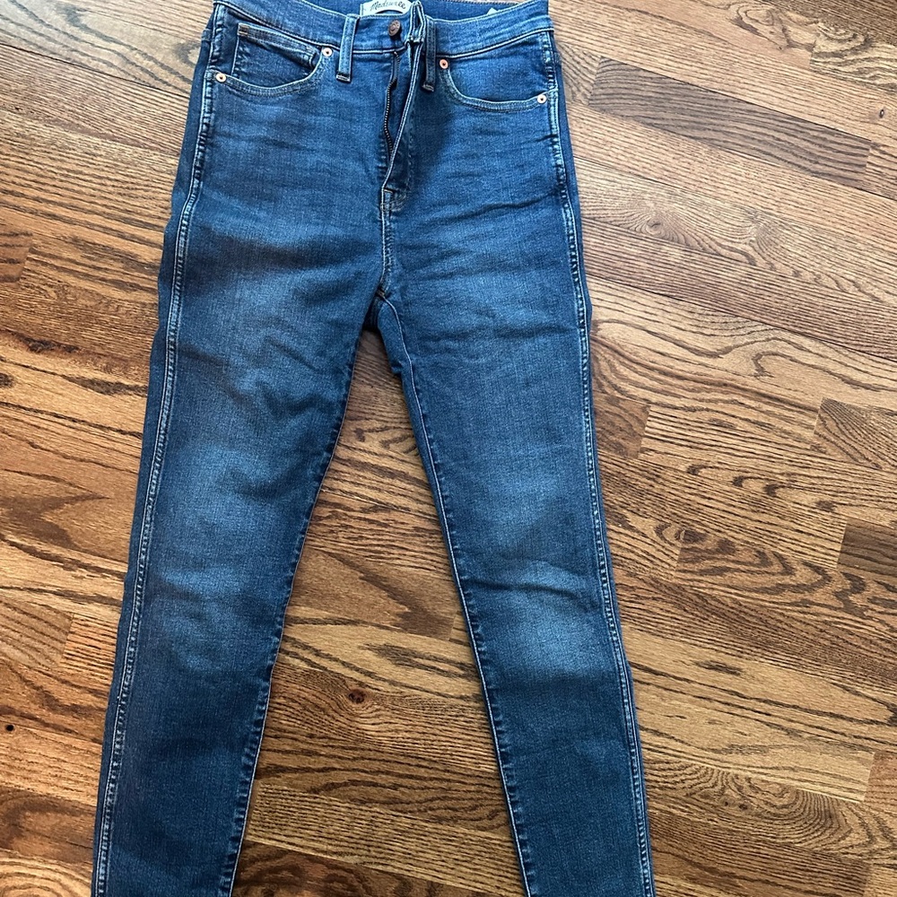 Madewell High 10” rise skinny  Blue Denim Jeans